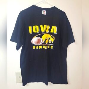 SUMMER SALE! Iowa Hawkeyes Vintage 100 Percent Heavy Cotton Tshirt